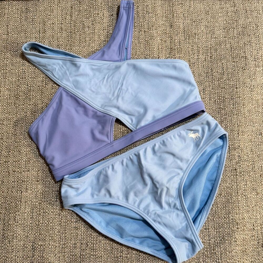 Abercrombie Kids Girls Light Blue Periwinkle Bikini 13/14